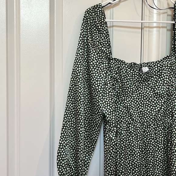 H&M midi silky dress large - Picture 3 of 8